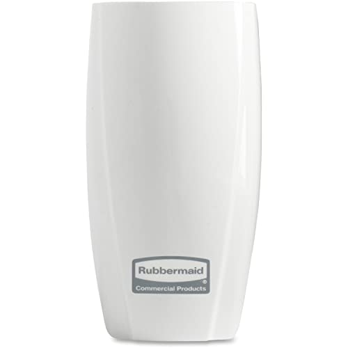 Rubbermaid Commercial Products TCell Automatic Odor-Controlling Air Freshener Dispenser White Easy to Install Battery Free for Restrooms in Restaurants/Hotels/Schools/Airports/Offices