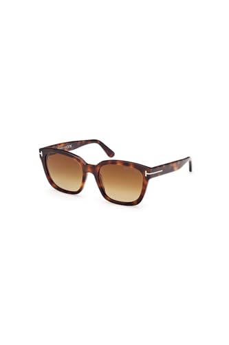 Tom Ford Womens Haylay Sunglasses Dark Havana/Gradient Smoke Brown One Size