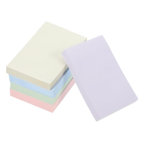 GARIOUANS 5セット 強粘着メモ用紙 かわいい自粘ラベルステッカー ポータブル付箋ノート タスク管理に 学校 オフィス用便箋紙