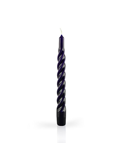 Lackierte Kerzen gedreht, Durchmesser 2,2 cm, Höhe 21 cm - 6 Stück -...