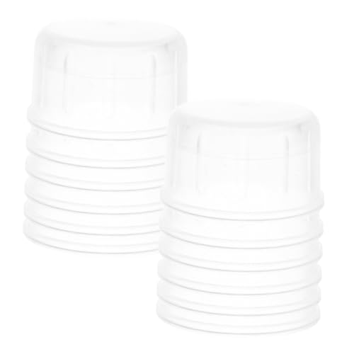TOYANDONA 12 Piezas Tapas Antisalpicaduras para Vasos Tapas Plásticas para Mezclas y Zumos Cubiertas Multifuncionales para Cocteleras Ligeras y Duraderas para Bebidas y Té con Limón