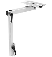 Removable Laptop Table Leg Bracket 360 Degrees Rotatable Adjustable for RV Caravan Motorhome Tabl...