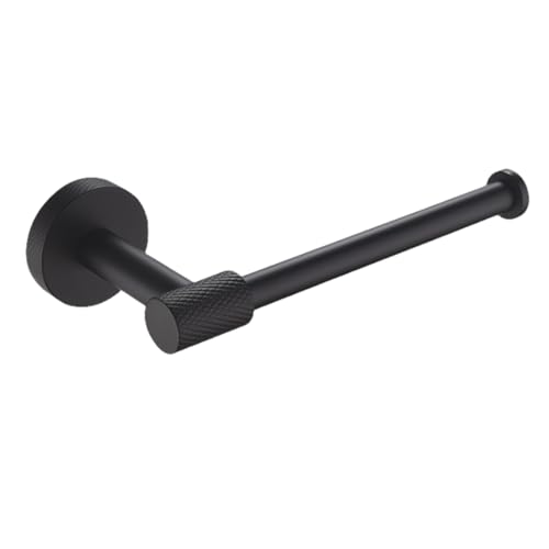 Porte-serviettes design noir mat en acier inoxydable de qualité - 2