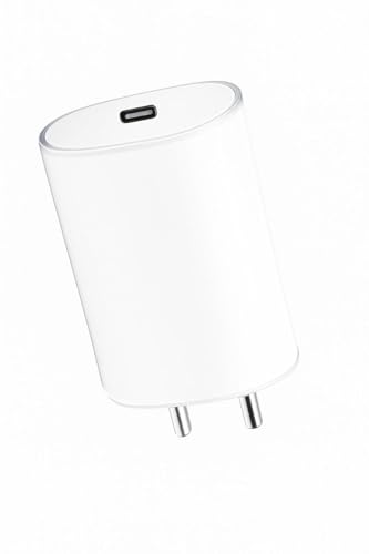 Image of JAARO 45W Type C Fast Charger Adapter Compatible with Phone 3a Pro /3a /2a Plus /2A /2 /CMF Phone 1 /Buds /Ear Stick, Upto 50W Power Charger for Mobile, 45W USB C Charging Adaptor, White