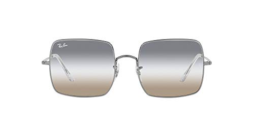 Ray-Ban Women's RB1971 Square Sunglasses, Gunmetal/Clear Gradient Grey, 54 mm