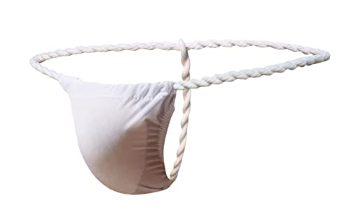 Men's Ice Silk Thong Low Rise Slim Fit Bikini Soft Briefs Underwear