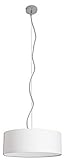 Color: Blanco Näve Leuchten 7056523 lámpara colgante New York, metal, E27, 40 W, cromo, 40 x 40 x 15 cm
