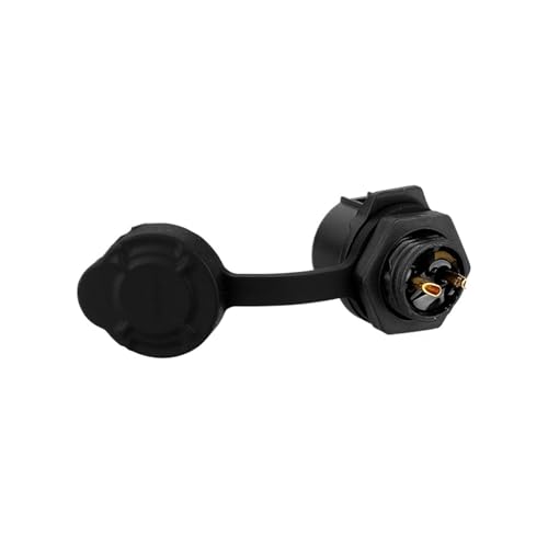 Conector M12 de 8 pines impermeable para cable de alimentación robusto macho hembra 3
