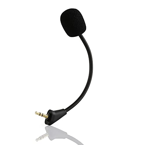 Cloud Alpha Mic Replacement for Kingston HyperX Cloud Alpha, Alpha S Gaming Headset, 3.5mm Detachable Headphone Boom Microphone - LEFXMOPHY