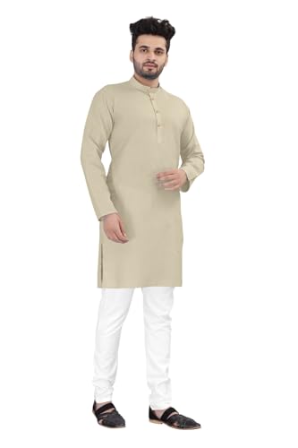 Image of trustous Mens straigth Solid Kurta Pyjama Set Combo in 100% Cotton with 16 Colour Option and Size are XS to 3XL for (Birthday,Wedding, Ceremony, Casual, Engagement)
