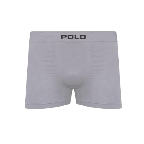 Kit C/5 Cuecas Boxer Algodão Sem Costura Cor:Sortido;Tamanho:G