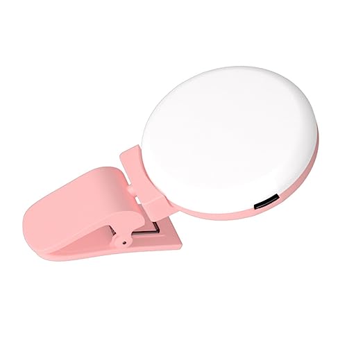 UTHCLO Mobile Ring Light for Phone Clip Led Selfie Light Mini Phone Light Brightness Adjustment Easy to Carry