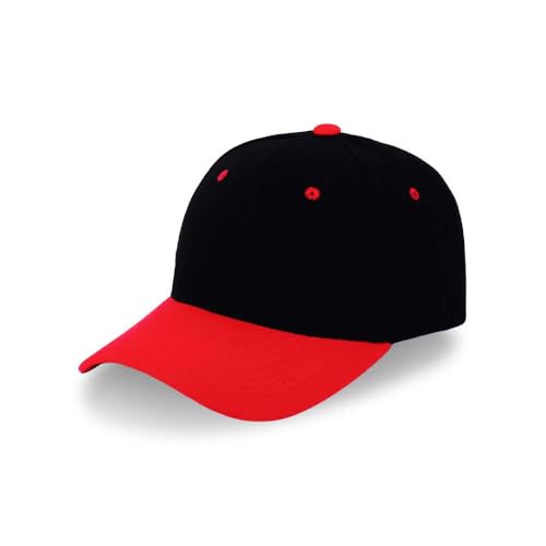 Image of ZH Plain Adjustable Baseball Cap - Lot of 12 Unisex Blank Design Caps