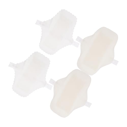 ERINGOGO 4 piezas Compresas Menstruales Reutilizables con Paquete de Almohadillas de Absorbentes y Transpirables para Mujeres Postparto y Uso Diario