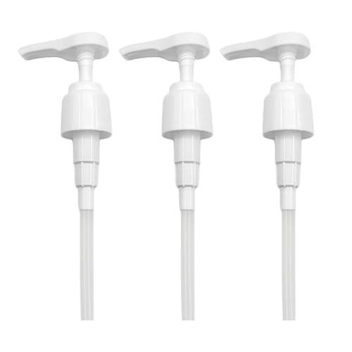 Dosierpumpen für 1L Flaschen 3 Stück Dosierpumpe für Best Body Nutrition Wiederverwendbarer Pumpspender Derdosierpumpe Sirupspender für Sirup Oder Shampoo