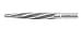 Accusize Industrial Tools H.S.S. Spiral Flute Aligning Reamer, 5/8'' Cutting Diameter, 1/2'' Shank Diameter, 0522-0058