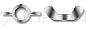 (100pcs) 1/2"-13, Wing Nuts, Type A, Cold Formed, Full Body, 304 Stainless Steel (18-8), Ships Free in USA