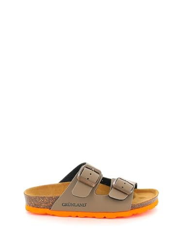 Chausson bébé Grunland double boucle pour maintenir les pieds fins sans glisser