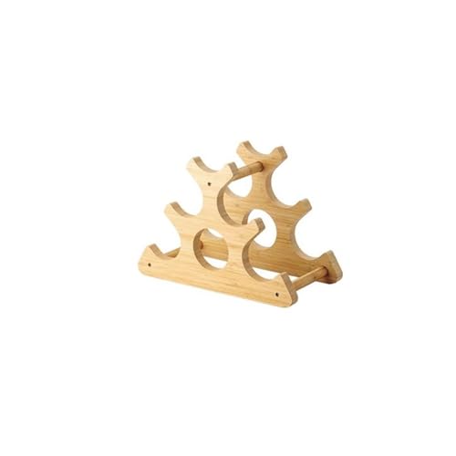 Soporte para botellas de vino modelo B de madera