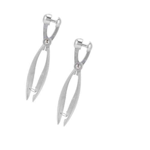 2 Stück Kirschentkerner, Kirschkernentferner aus Aluminiumlegierung mit Schlossdesign Kirschentkerner Entkerner aus Oliv...