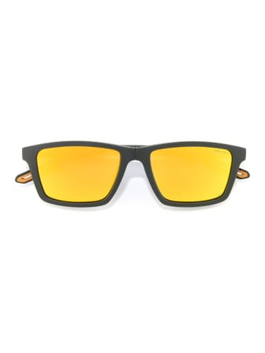 Image of opium Rectangular Sunglasses | 3 in 1 Magnetic Clip On Eyewear | Polarized & UV Protection|Optical Frame with Dual Clip Lens