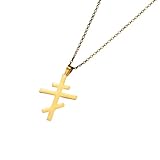 Genérico Cruz de la Iglesia Ortodoxa de Rusia Religión Eslava, collares, colgante para hombres y regalos de joyería