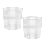 Seaux à fleurs : le vase transparent anti-chute est un seau de rangement polyvalent, idéal pour présenter et arranger des fleurs fraîches