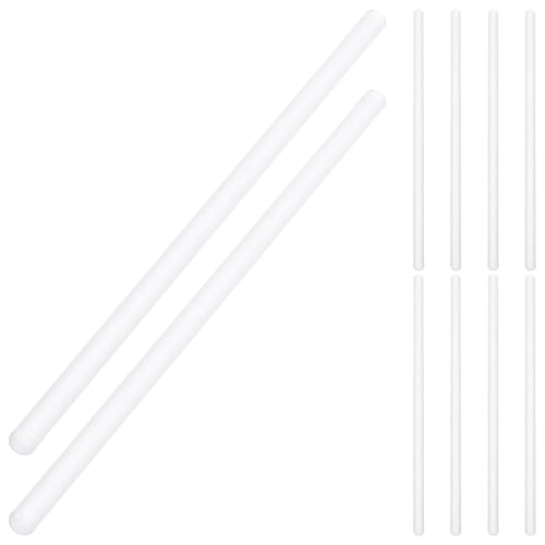 PRETYZOOM 10 Pièces Bâtonnets Mélangeurs Faciles à Nettoyer pour Laboratoire 150x6mm en Verre Transparent Réutilisables pour Mélanger des Produits Chimiques à Domicile
