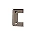 C.R. LAURENCE P20RB CRL Oil Rubbed Bronze Pinnacle Series Standard Cover Plate for the Door Side