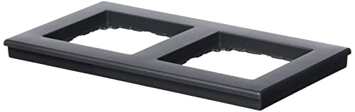 Schneider Electric Merten M-Plan-Rahmen für Schalter und Steckdosen, 2-fach, anthrazit, Artikelnummer 486214