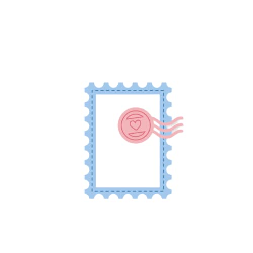 Craftelier - Mini Troquel para Decoraciones y Creaciones de Scrapbooking, Manualidades y Tarjetería | Figura con Forma de Sellos Postales - Tamaño Aproximado del Troquel: 2,98 x 3,98 cm