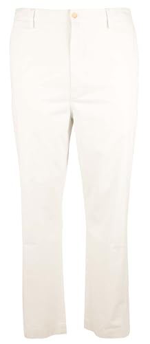 POLO RALPH LAUREN Men's Big & Tall Stretch Classic Fit Chino Pants White 46BX30