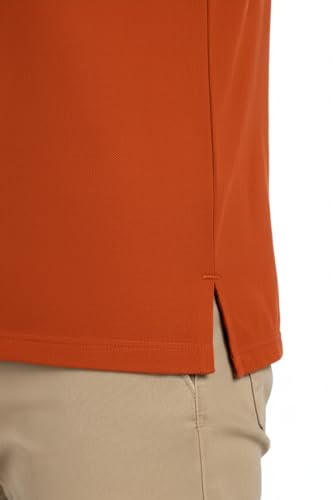 Image of Men's Solid Polo T-Shirt | Short Sleeve | Regular Fit | Soft Breathable Fabric | Casual & Smart Wear | Button Placket Collar Top |