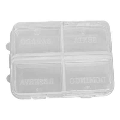 1 Estojo Duplo box caixa caixinha porta comprimidos pílulas, Porta objetos ou remédios
