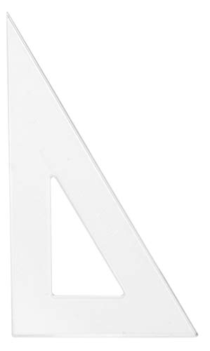 Escala triangular Westcott S390-8 transparente para solucionar errores de paralelismo en dibujo técnico