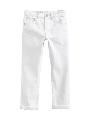 NEXT Niños Vaqueros elásticos de Corte estándar Blanco 4 Años