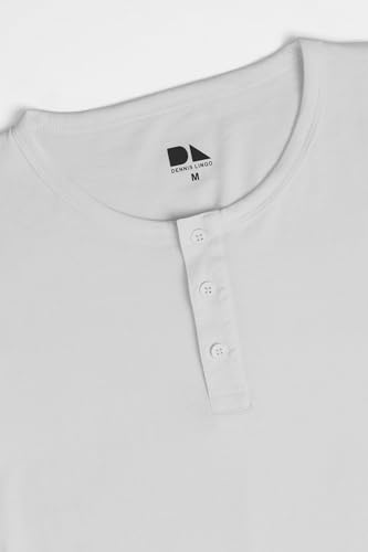 Image of Dennis Lingo Men's Cotton Grey Stripes Regular Fit Button-Down Half Sleeve Polo Tshirt