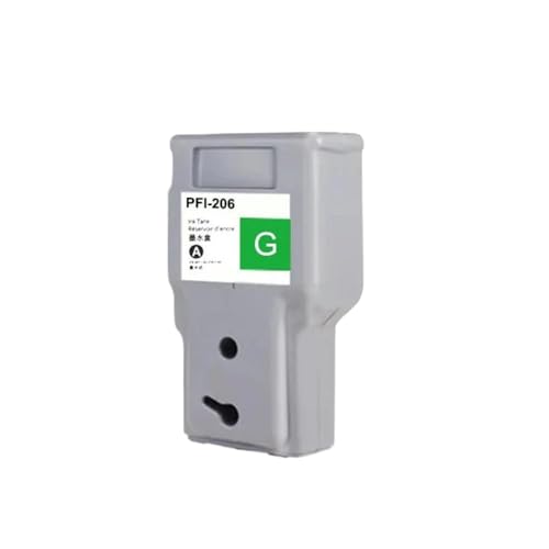 Cartouche PFI206 PFI-206 Vert 300ml pour traceur iPF6450 et série iPF6400S