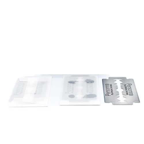 100 Personna Platinum Double Edge Blades- Safety Razor - Double Edge Razor Blades - Personna Razor Blades
