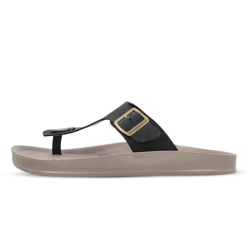 Image of WALKAROO Men's Slip-On Sandals|Soft Cushion Footbed, Adjustable Dual Buckle Straps,Lightweight Flexible Sole, Anti-Slip|Daily Wear, Casual,Office Wear Sandals|WGR53247