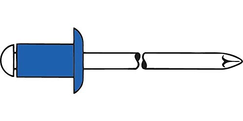 Preisvergleich Produktbild Gesipa Blindniete Stahl 5 x 16 mm, 500 Stück, (1454617) Blindniettechnik