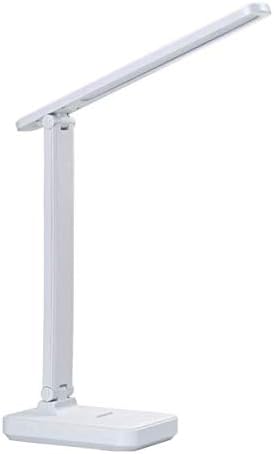 Lámpara de escritorio LED inalámbrico recargable Mini USB Touch Switch Regulador de control de ajuste de color (blanco)