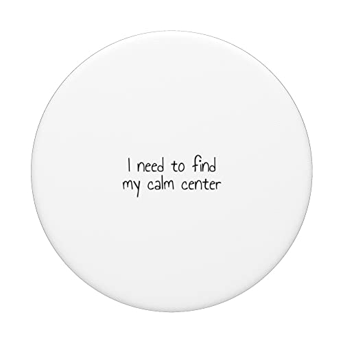 I need to find my calm center PopSockets Swappable PopGrip, Black - Image 3