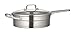 wok Poêle à frire en acier inoxydable casserole anti-bâton PANGAKE PANCAKE PAN PANCAKE PAN WOK avec poignée
