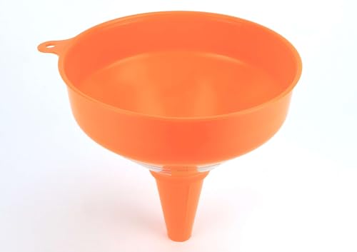 Embudo plástico - embudo de 200 mm, fabricado en plástico resistente, ideal para trasvasar líquidos y granulados sin derrames.*