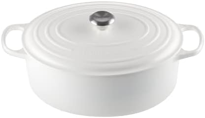 Le Creuset Signature Enamelled Cast Iron Oval Casserole Dish With Lid, 31 cm, 6.3 Litre, Satin Black, 211783100