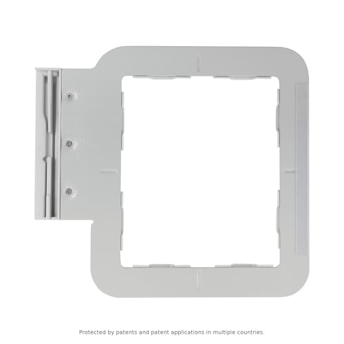 Image of Sew Tech Magnetic Embroidery Hoop for Brother Innov-is NQ1700E NQ1600E NV880E Stellaire XJ1 XE1 Dream Machine XV8550D Luminaire XP2 XP3 V3LE Quattro 6000D Machine, 4 inchx4 inch Mighty Snap Magnet Frame