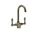 Rohl Single Hole C-Spout Bar Faucet W/ Metal Lever Handles Country Kitchen A1667LMTCB-2 Bar & Convenience Faucets