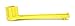 JSP Manufacturing 1 Pack Gas and Bung Wrench Non Sparking Solid Drum Bung Nut Wrench (Yellow)