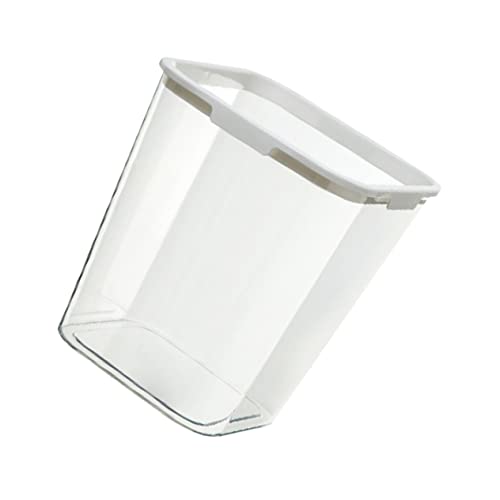 Caneca cuadrada transparente para oficina PET